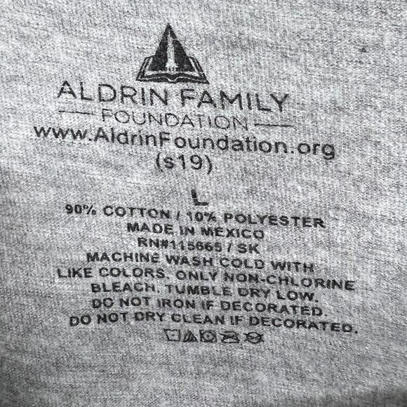 NASA T-SHIRT Aldrin Family Foundation Sz. LG - Picture 4 of 4